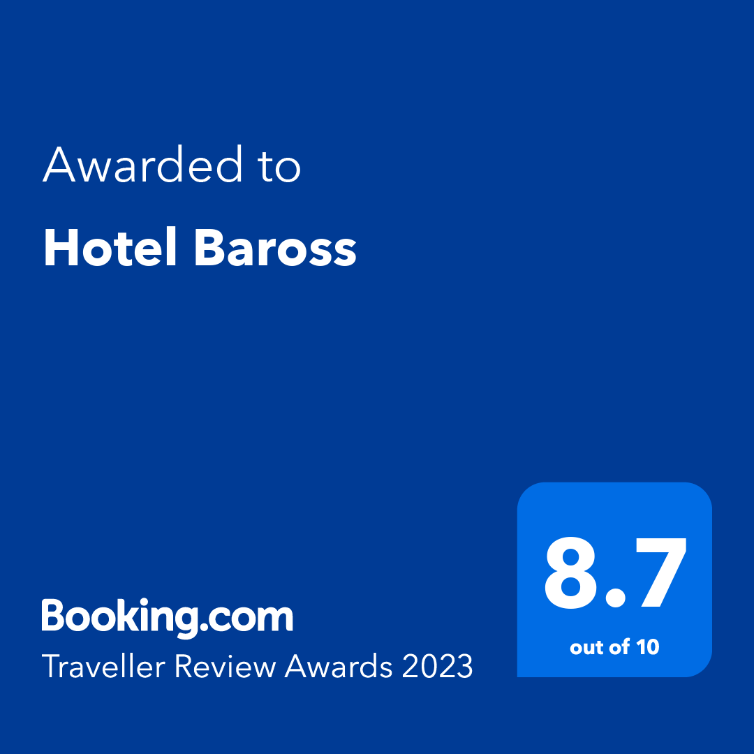 2022 Award Winner Hotel Baross 8.6/10 - Booking.com